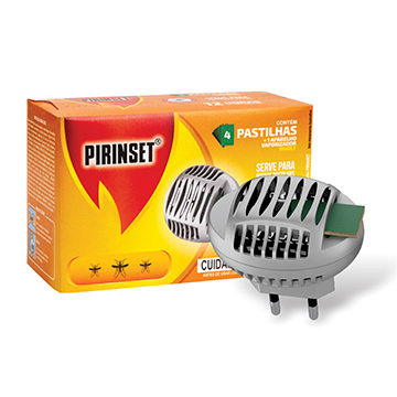 Aparelho Vaporizador + Refil Pastilha Pirinset