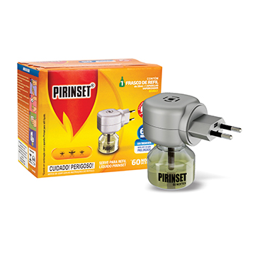 Aparelho Vaporizador + Refil Lí­quido 60 Noites Pirinset